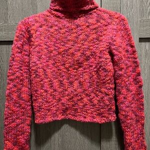 Cozy Pink Wool Sweater